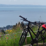 Fahrrad mit Blick auf den Bodensee – eine traumhafte Kulisse für Radfahrer